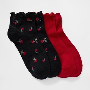 GAP Cherry Ruffle Socks